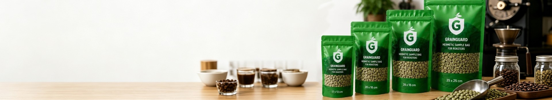 Coffee Bean Hermetic Sample Bag