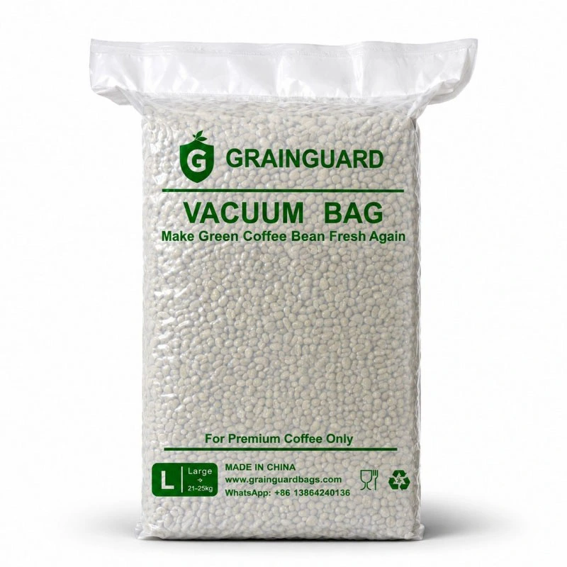 Green Coffee Bean Vacuum Sealed Storage Bag