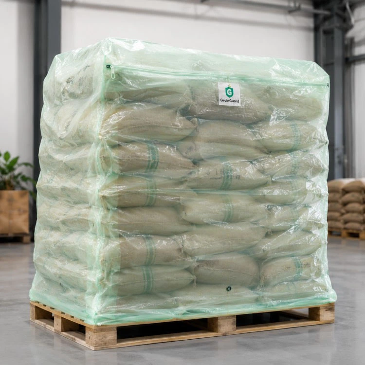 Hermetic Indoor Storage Cocoon Green Coffee Bean