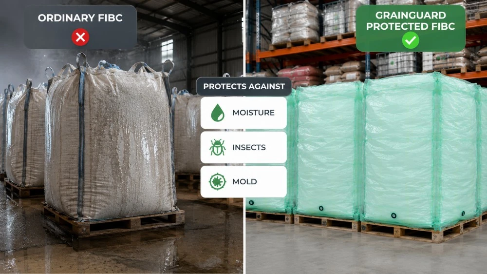 Big Bag for Green Coffee Bean Bulk Storage