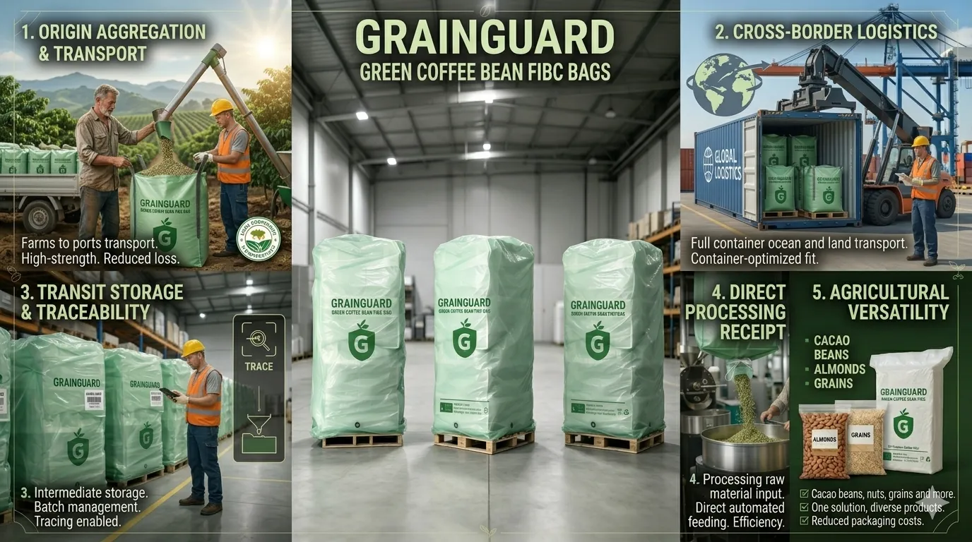 Vacuum Bag For Green Coffee Bean