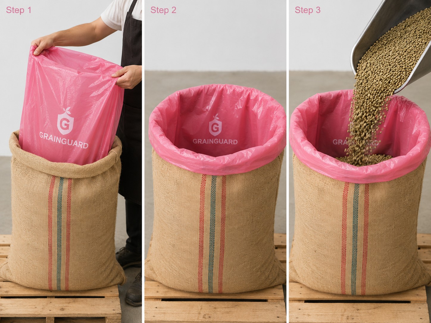 Green Coffee Bean Hermetic Jute Bag Liner