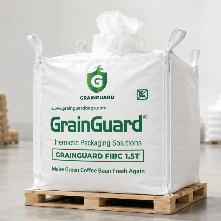 Ton Bag For Green Coffee Bean Hermetic Packaging